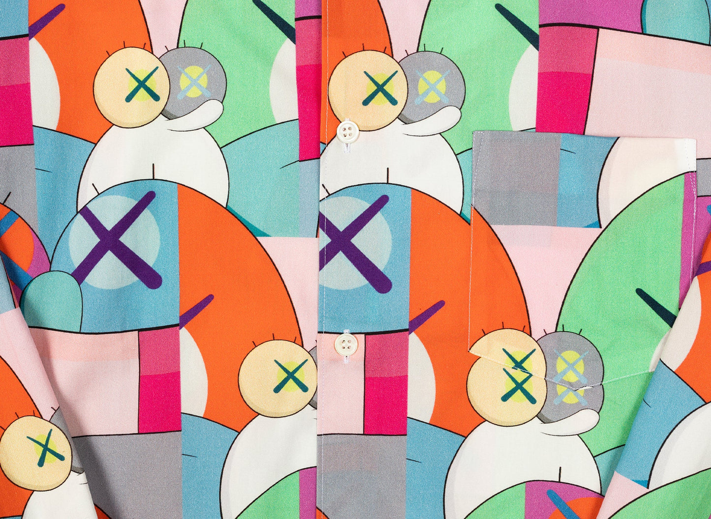 Comme des Garçons SHIRT x KAWS Woven Button-Up Shirt