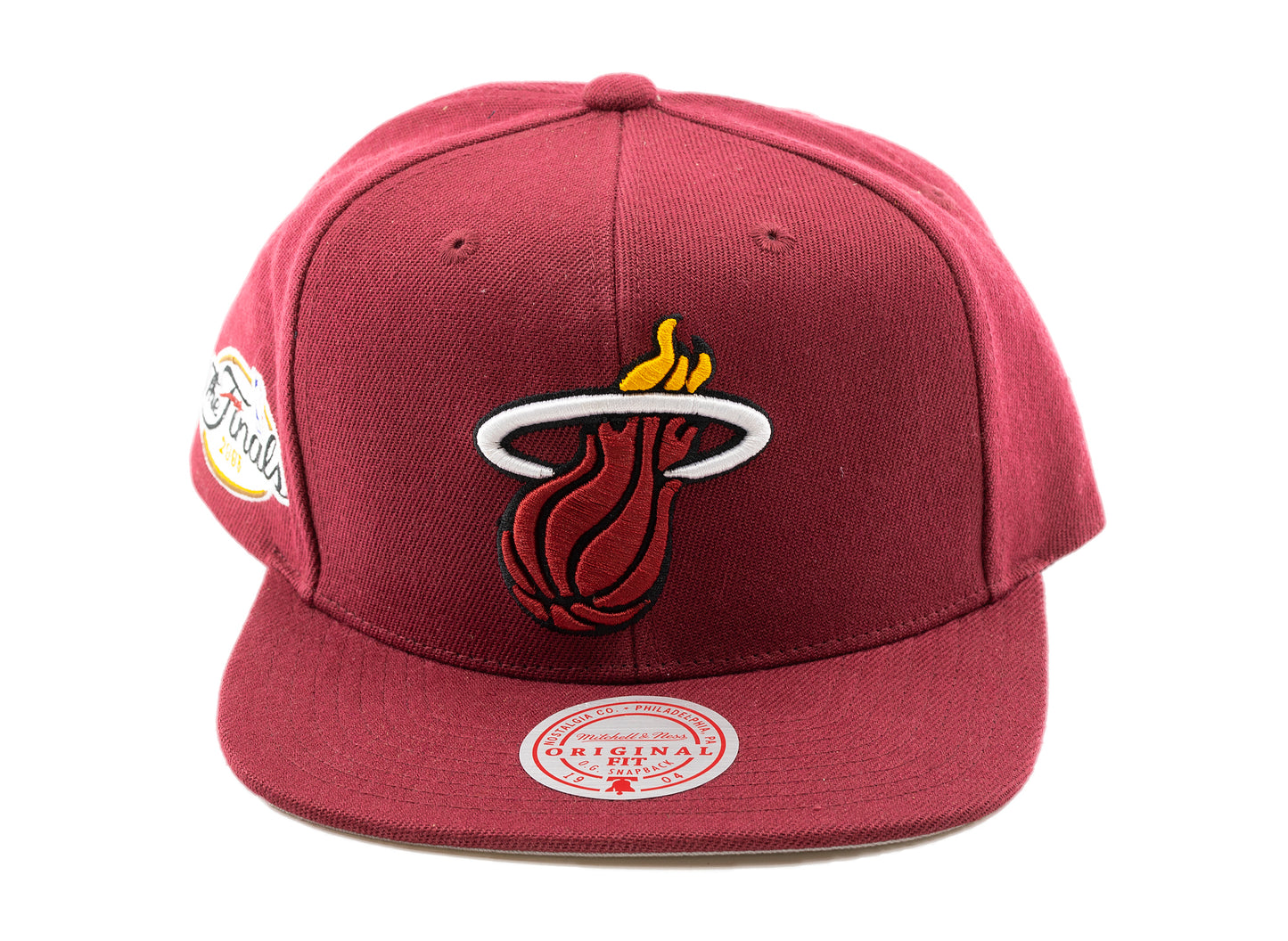 Gorra Mitchell & Ness NBA Finals Patch HWC Miami Heat