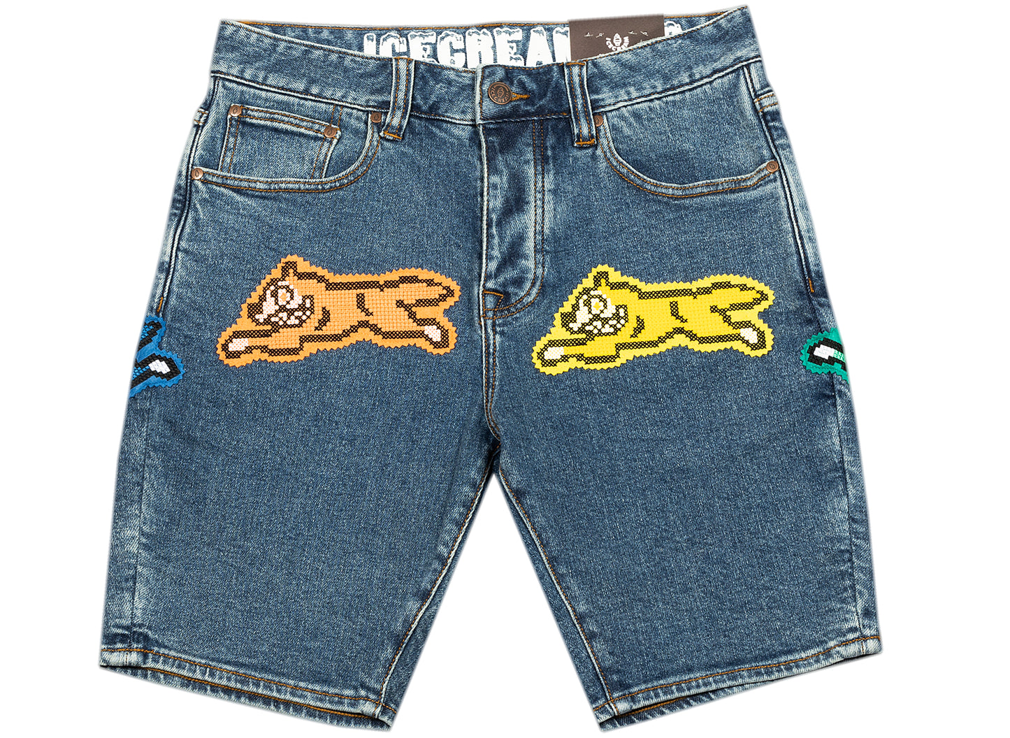 Pantalones cortos de mezclilla Jean con corte Ice Cream