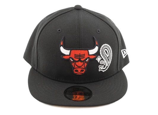 Gorra ajustada New Era Chicago Bulls 59FIFTY con visera Paisley