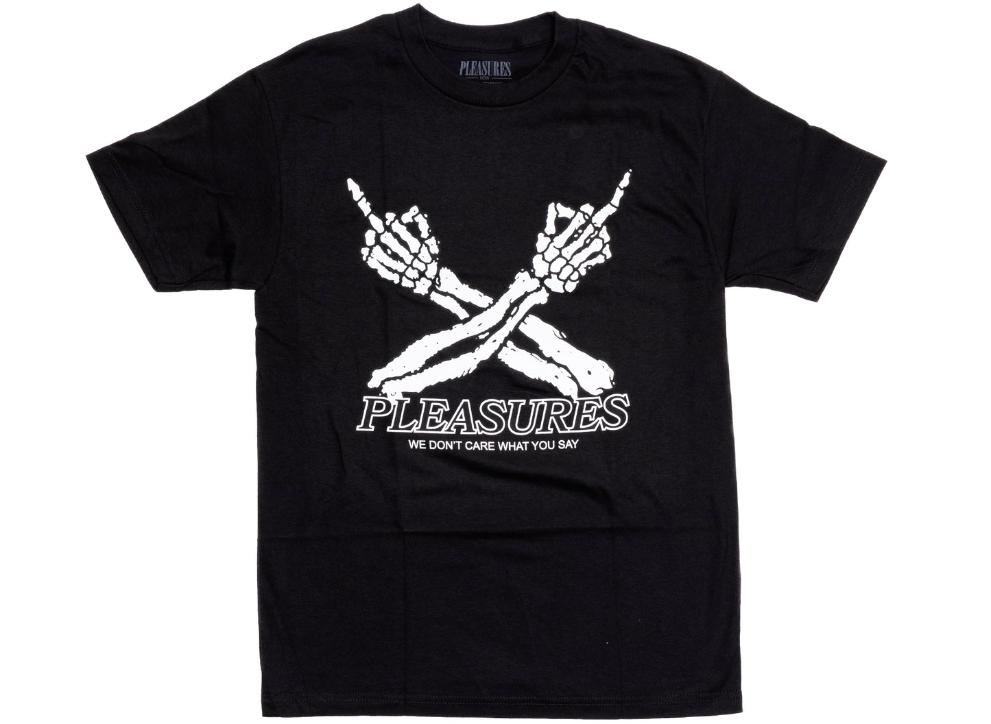 Pleasures Don't Care T-Shirt in Schwarz