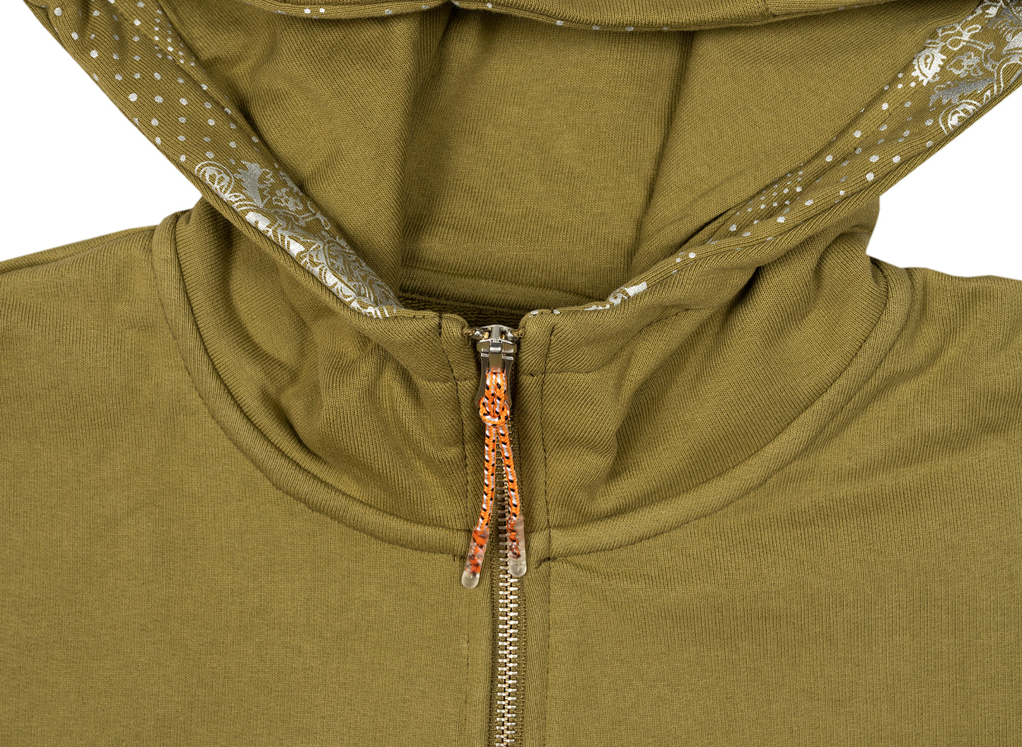 Converse x Paria Farzaneh Full Zip Hoodie in Oliv