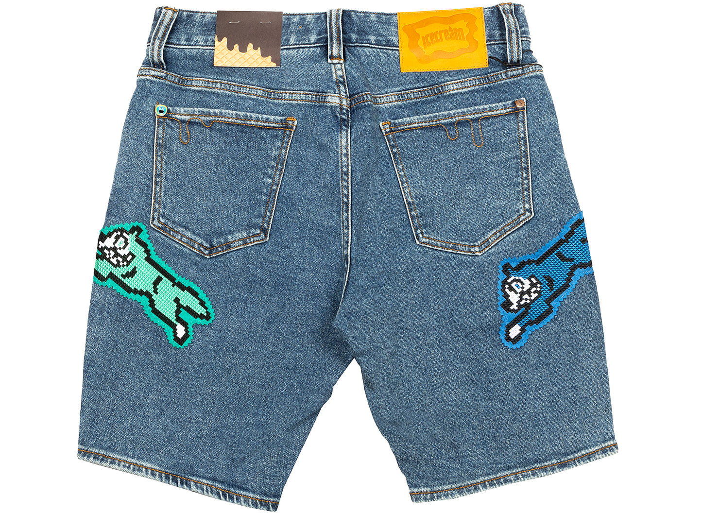 Pantalones cortos de mezclilla Jean con corte Ice Cream