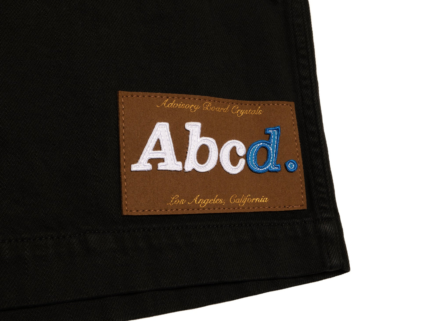 Advisory Board Crystals Abcd. Denim Hoodie Jacket in Black