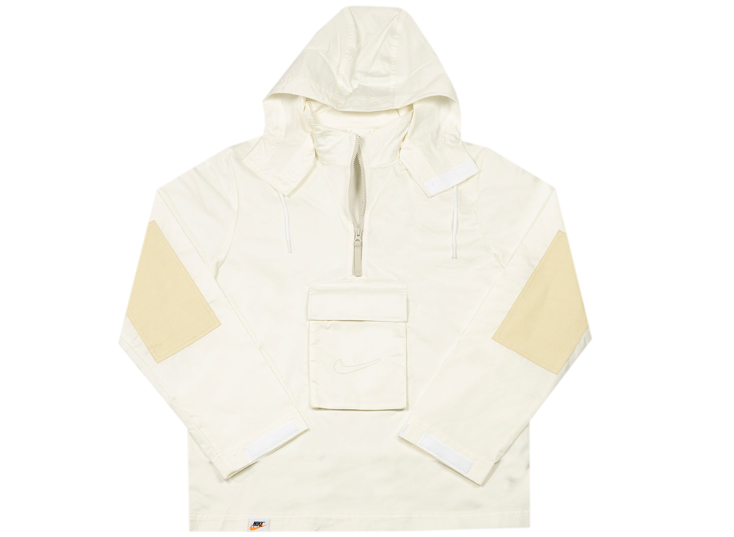 Nike Sportswear ungefütterte Anorak-Waffeljacke in Weiß