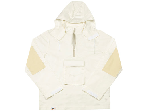Nike Sportswear ungefütterte Anorak-Waffeljacke in Weiß