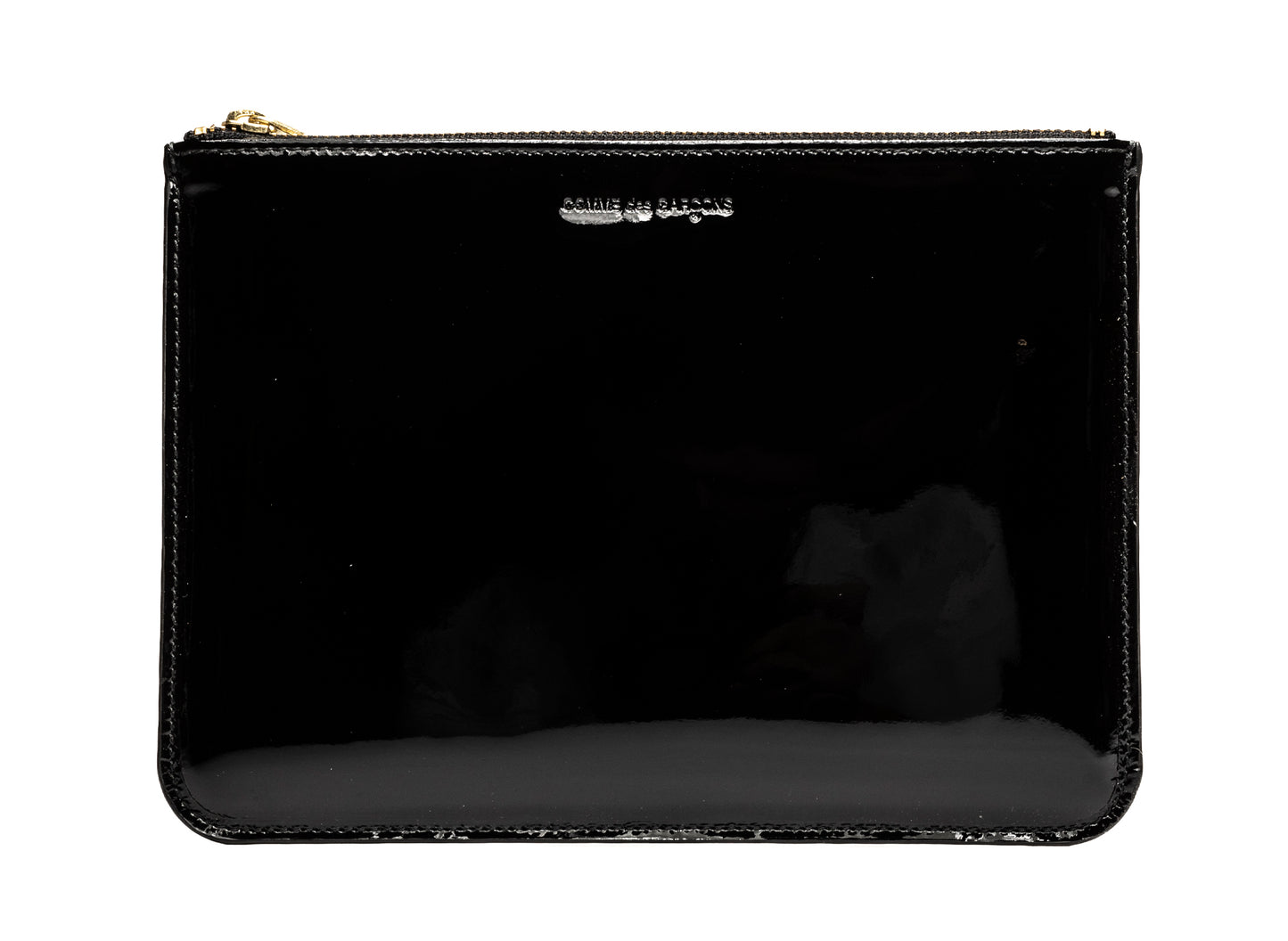 Comme des Garçons glänzende karierte SA5100 Brieftasche
