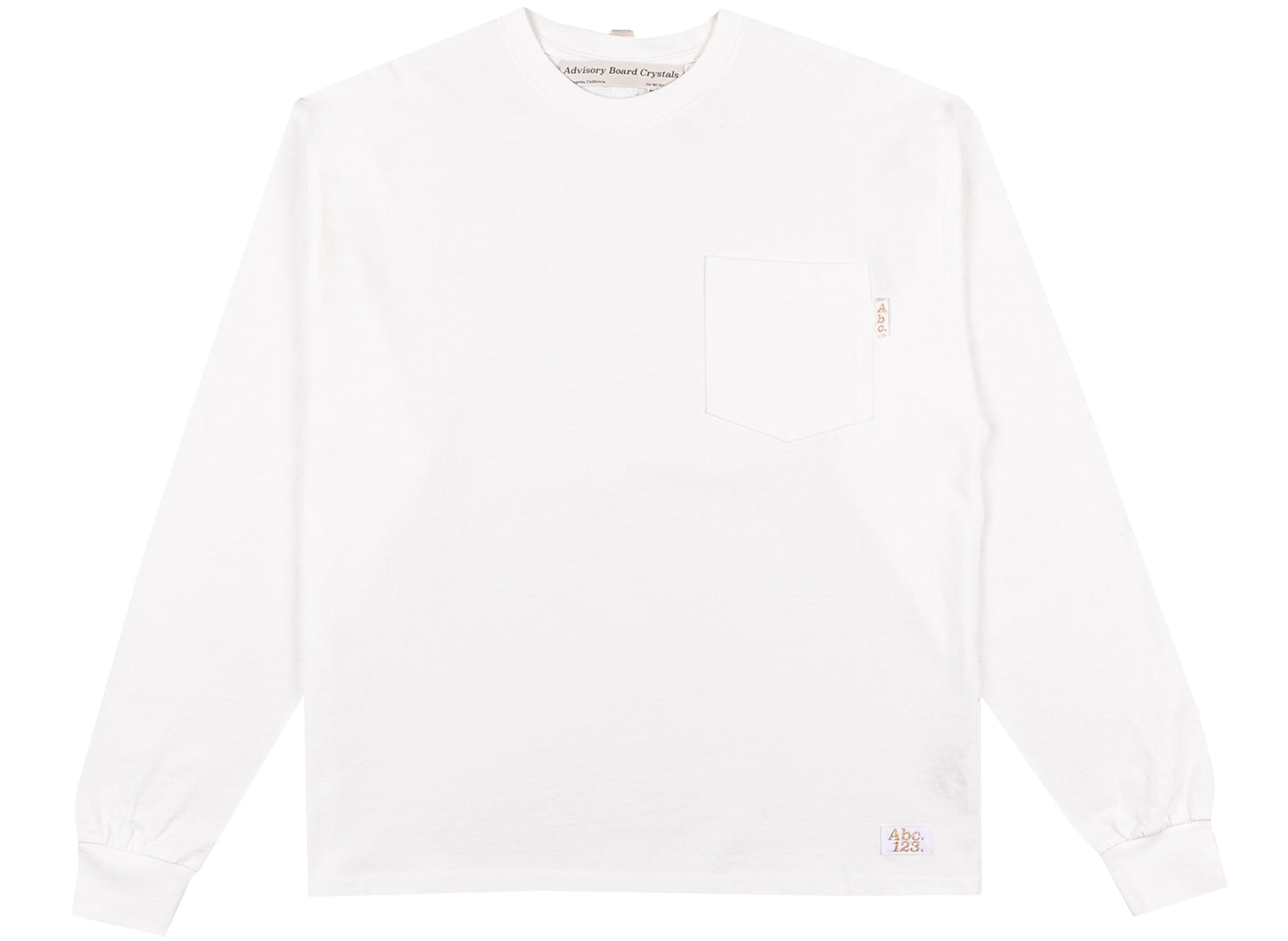 Advisory Board Crystals Abc. 123. Camiseta de Manga Larga con Bolsillo en Selenite