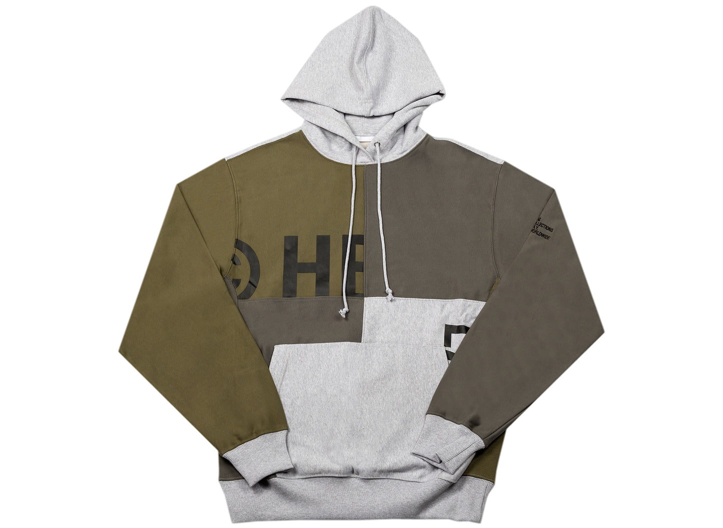 Sudadera con capucha de retales de Helmut Lang
