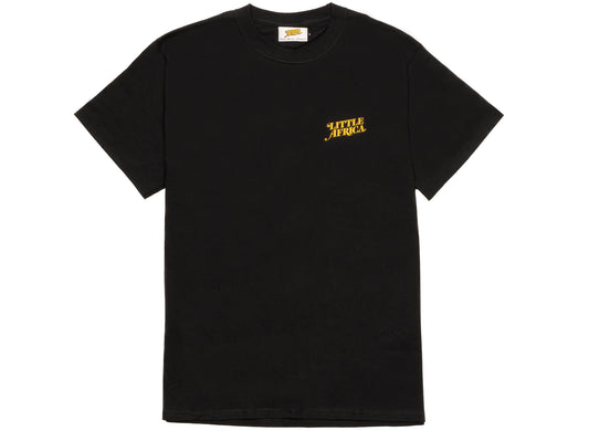 Camiseta con el logo de Little Africa Trademark en negro