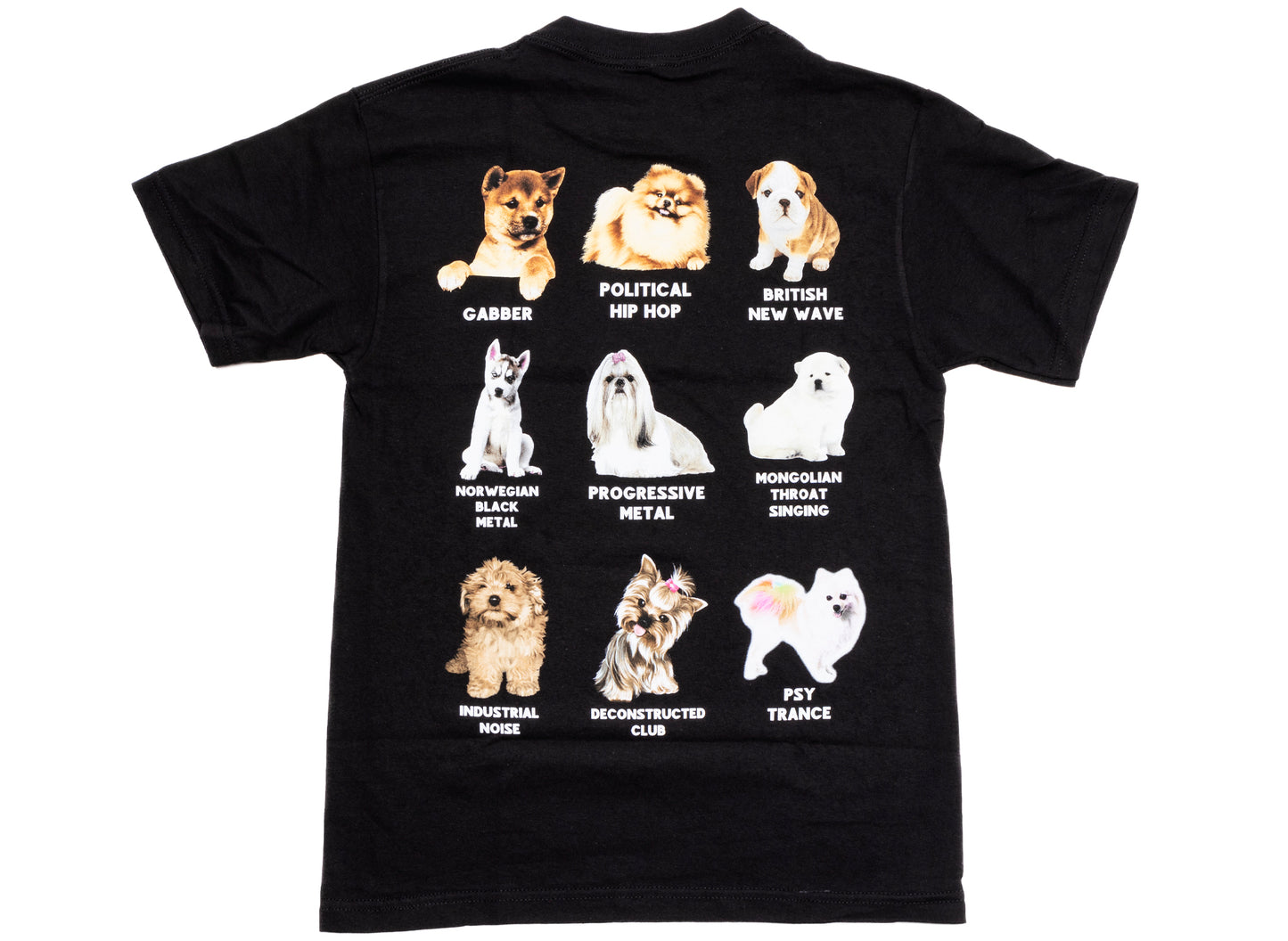 Camiseta Pleasures Puppies en Negro