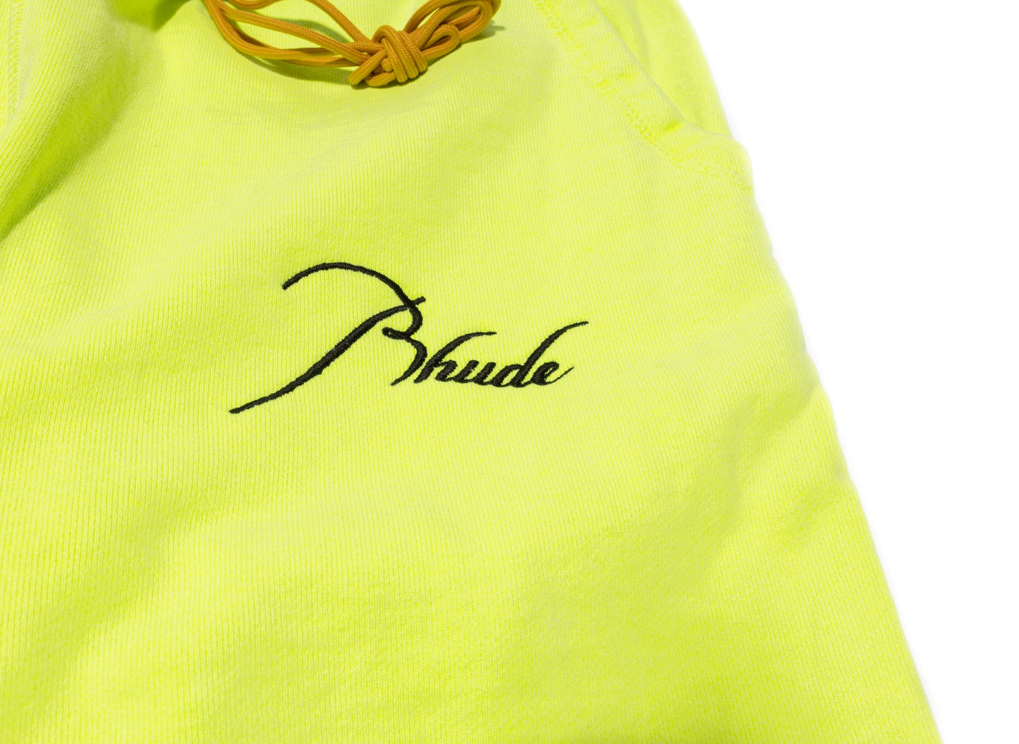 Rhude Terry Sweatpants in Neon Green