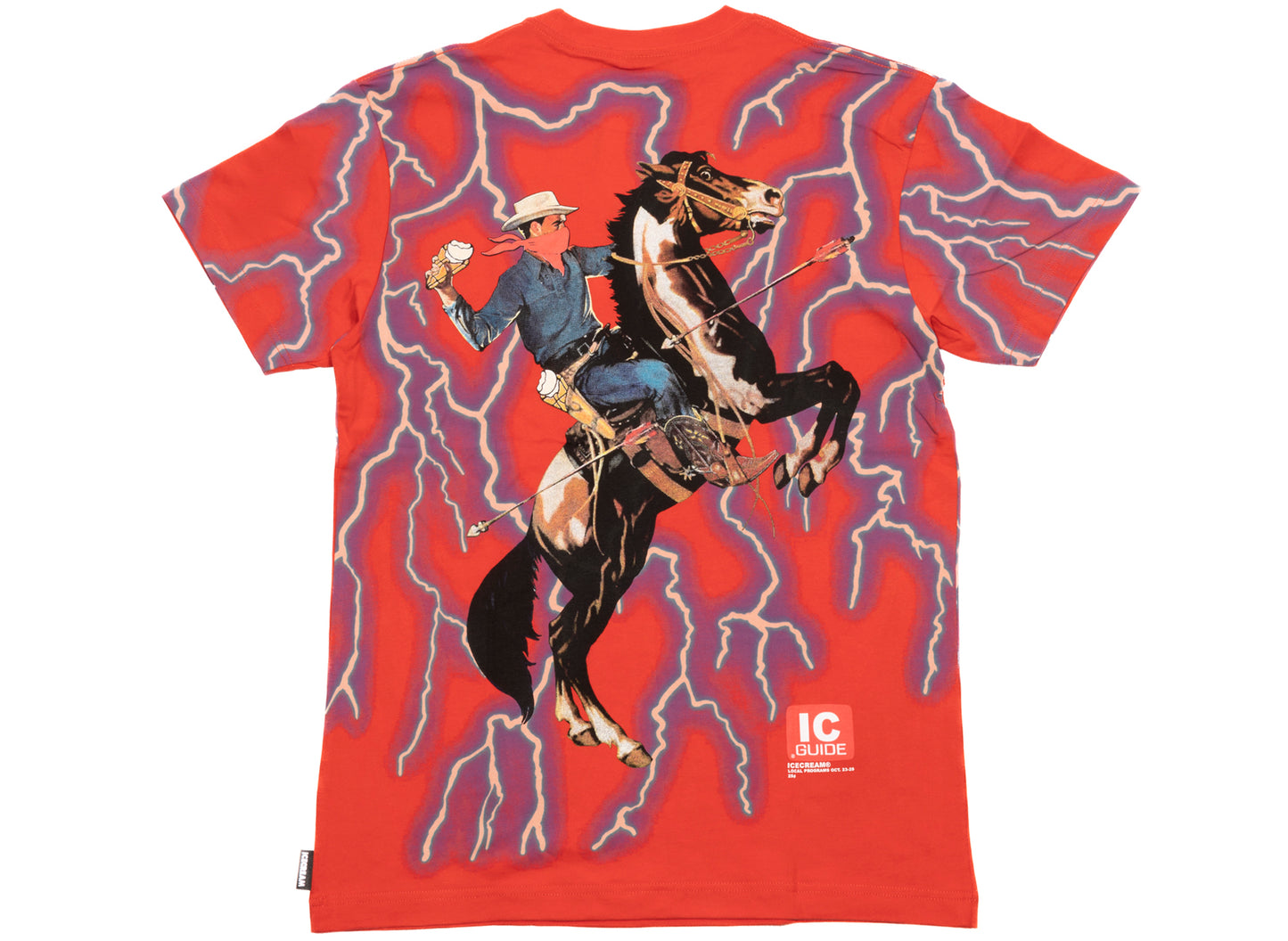 Camiseta de punto de manga corta «Ice Cream Silver»