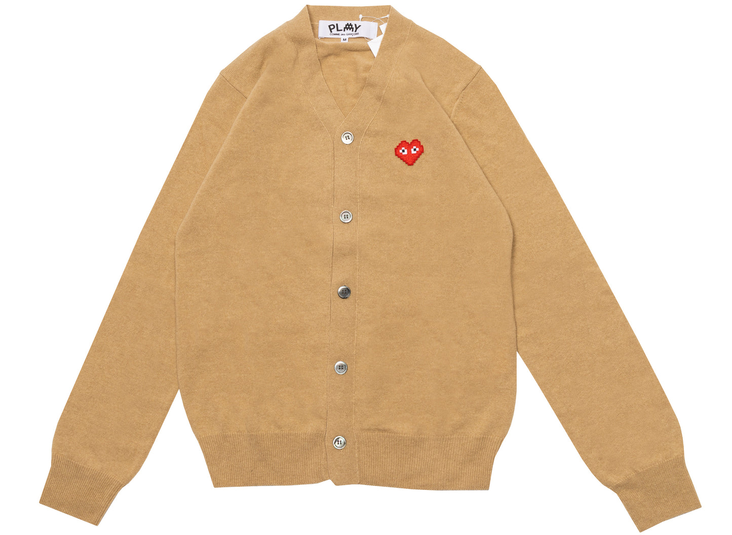 Cárdigan Comme des Garçons Play x Invader