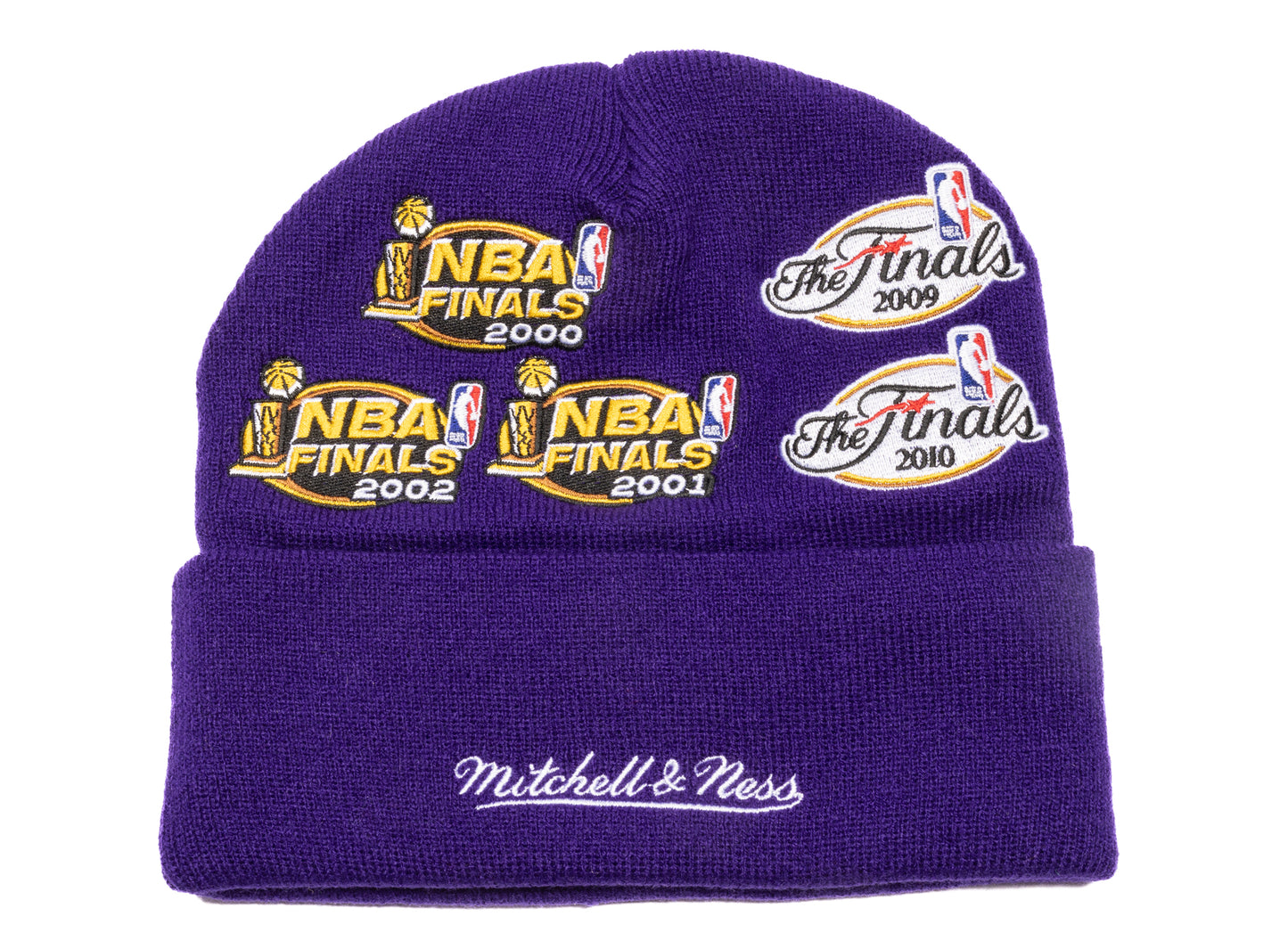 Gorro de lana de los Lakers de las Finales de la NBA Mitchell & Ness