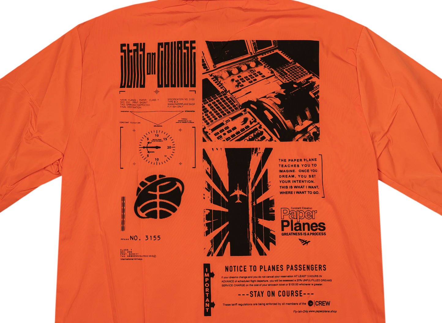 Chaqueta de entrenador Paper Planes Destination