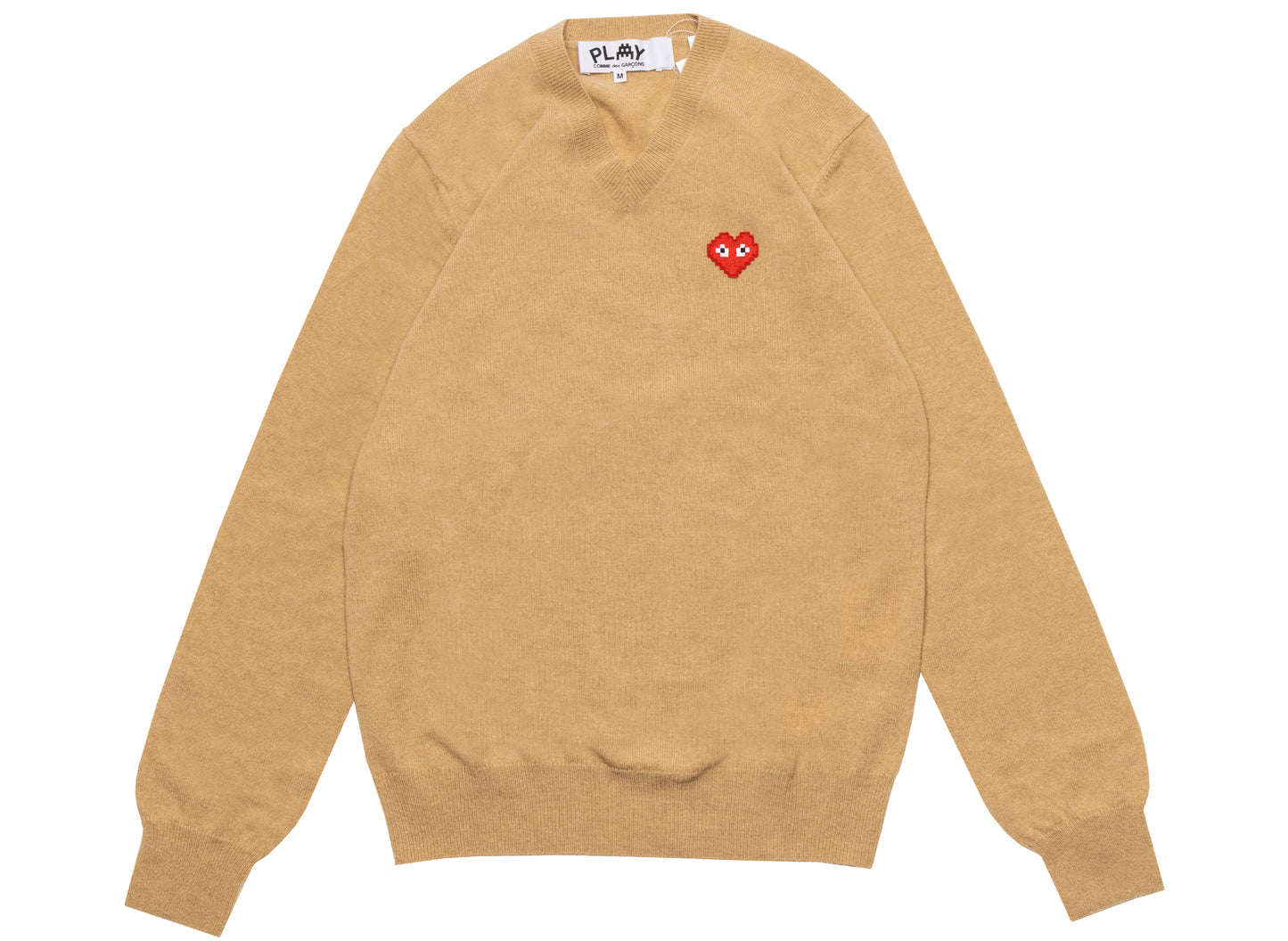 Comme des Garçons Play x Invader V-Ausschnitt Pullover