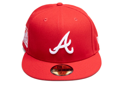 New Era Atlanta Braves Side Patch Fitted Cap
