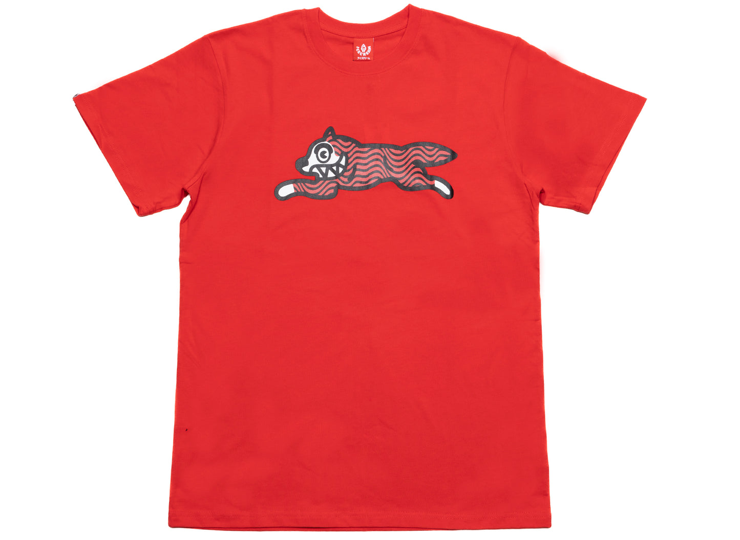 Camiseta de manga corta Ice Cream Wavy en rojo