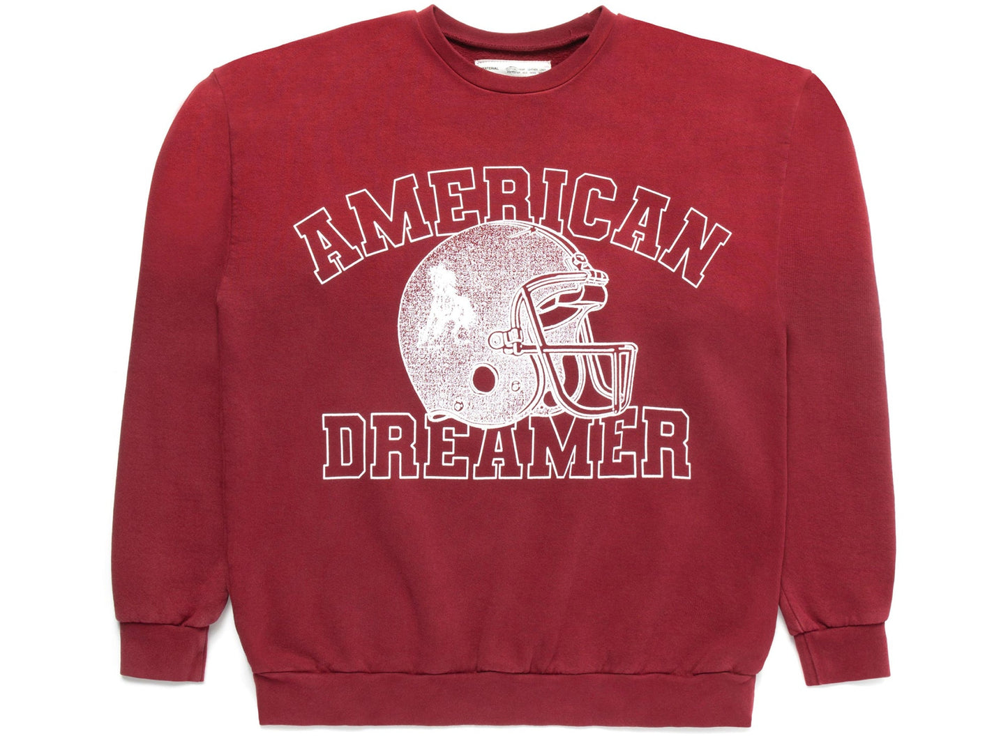 Sudadera de cuello redondo One of These Days American Dreamer en color borgoña