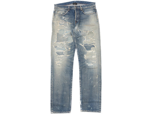 John Elliott The Daze 2 Jeans Lavados de Reparación Intensa