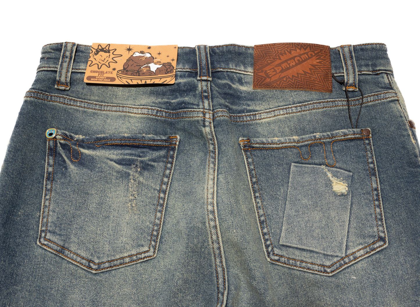 Ice Cream Stitch Jeans
