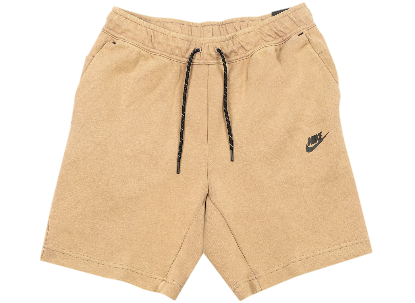 Nike Sportswear Tech Fleece Washed Shorts in Taupe Haze - Damaged