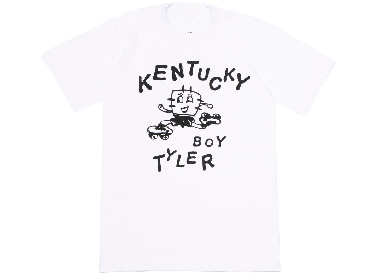 Camiseta de manga corta Kentucky Boy Tyler Frolick en blanco