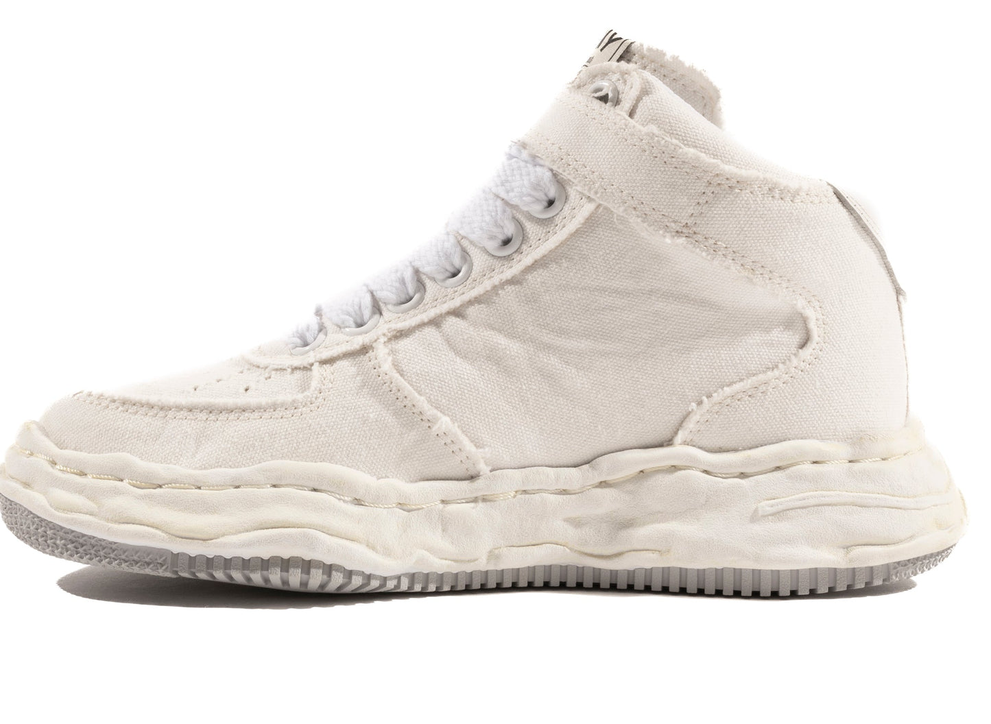 Maison Mihara Yasuhiro Canvas Wayne High-Top-Sneaker in Weiß