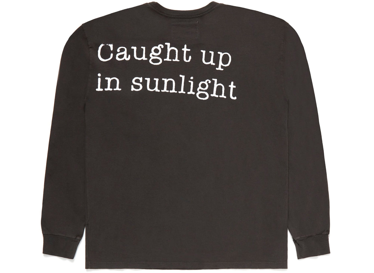 Camiseta de manga larga "One of These Days Caught Up in the Sunlight" en negro
