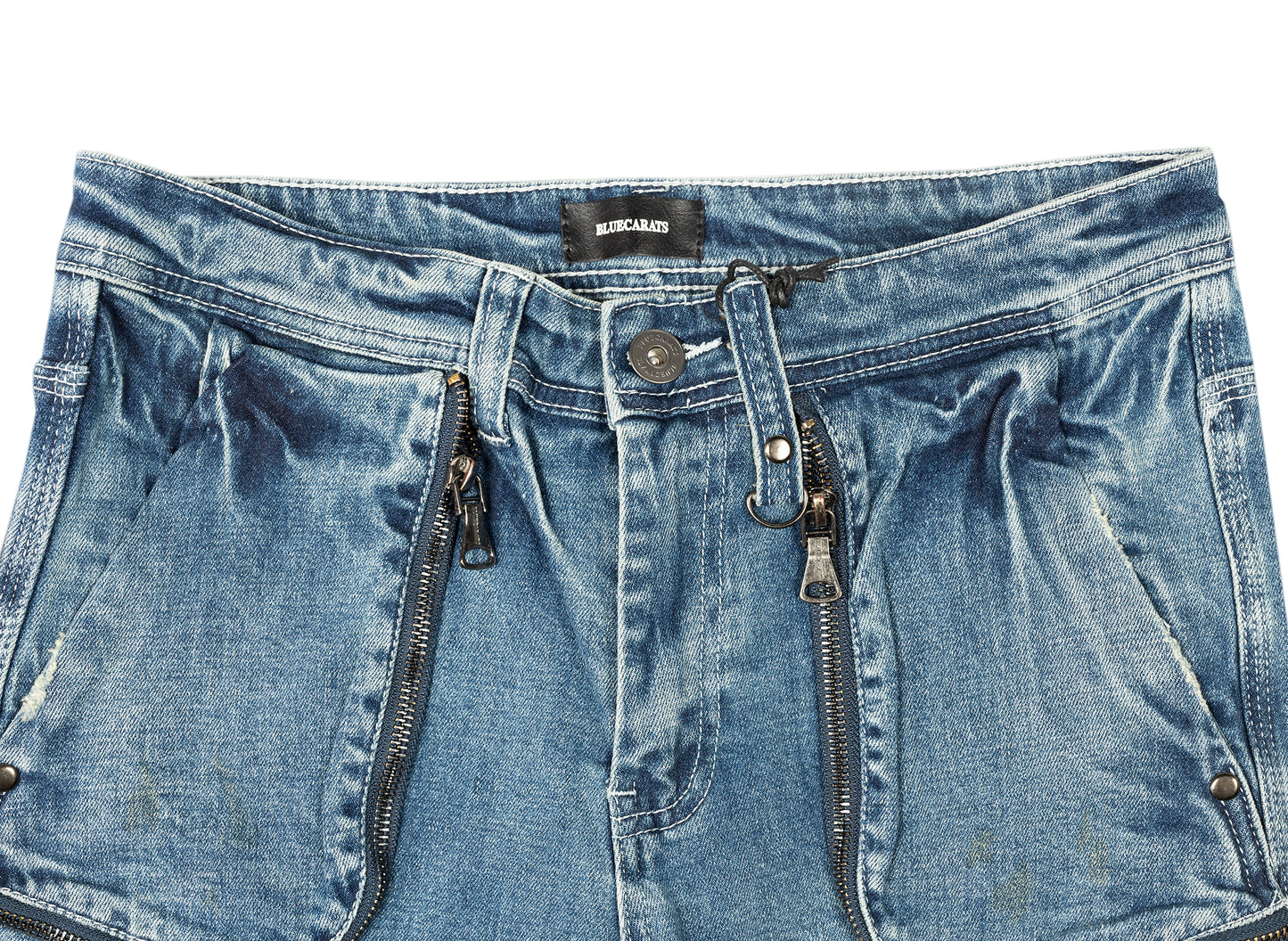 BLUECARATS Gianni Slim Fit Cargo Jeans
