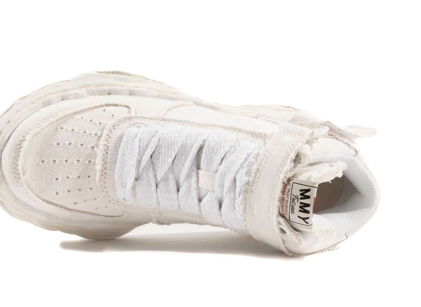 Maison Mihara Yasuhiro Canvas Wayne High-Top-Sneaker in Weiß