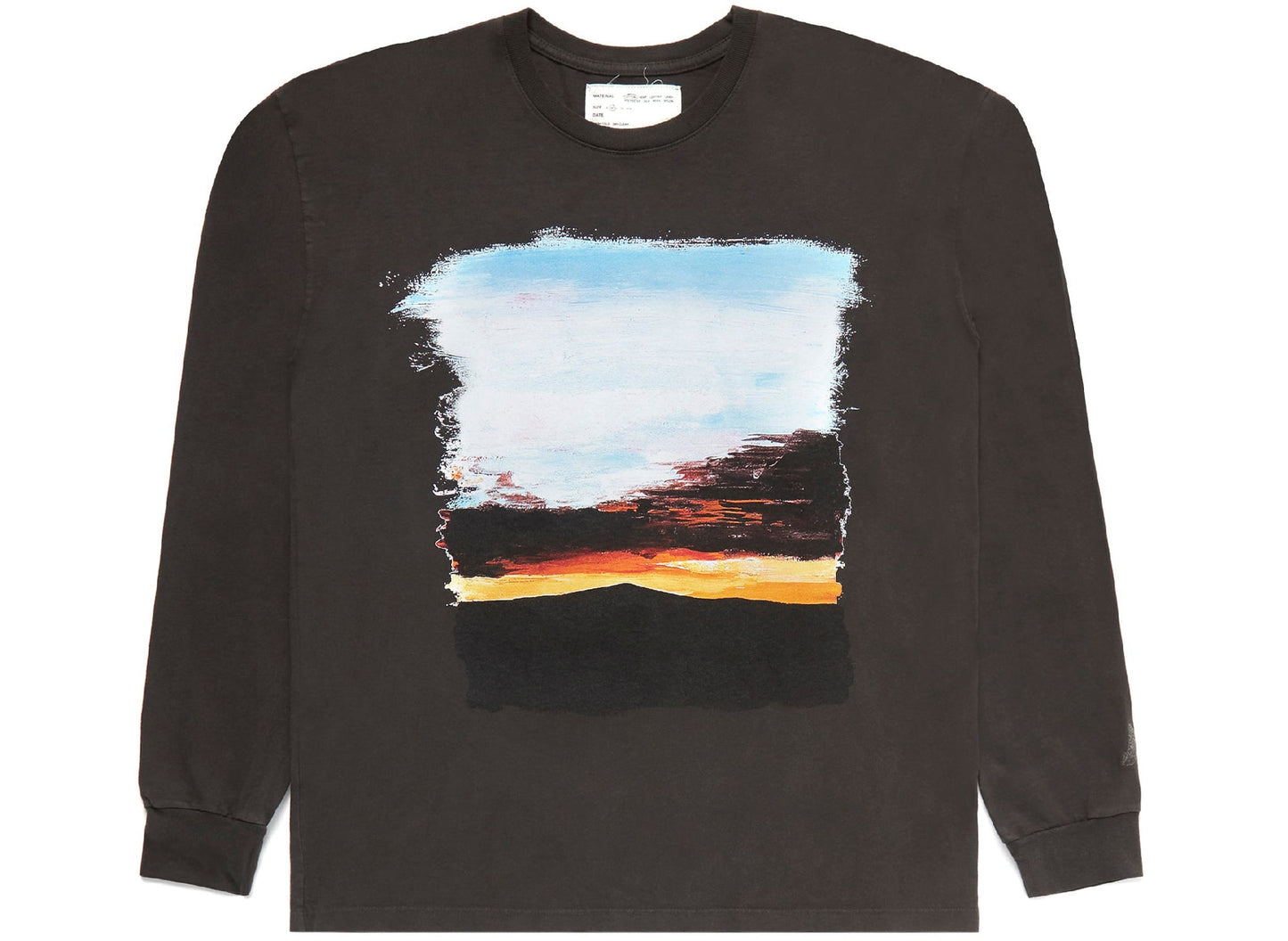 Camiseta de manga larga "One of These Days Caught Up in the Sunlight" en negro