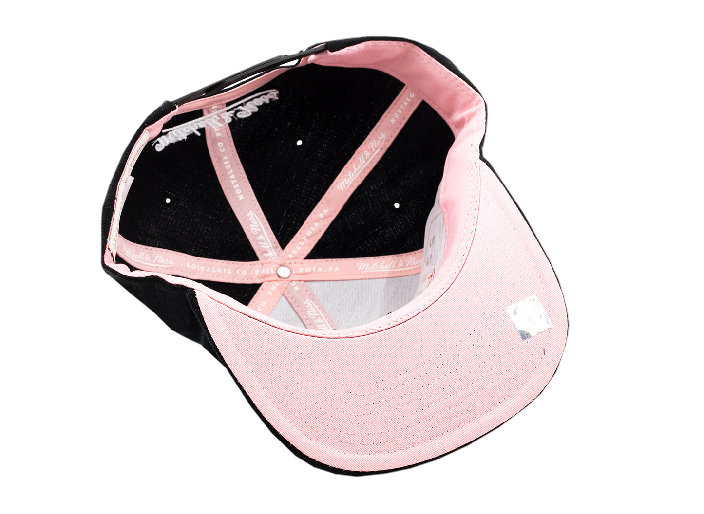 Gorra Mitchell & Ness Pink Under Finals Snapback HWC Brooklyn Nets