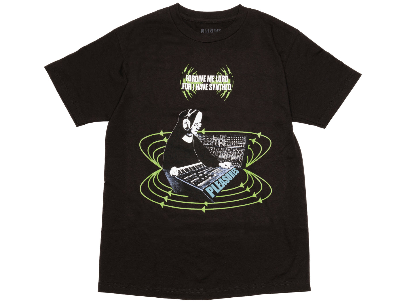 Camiseta Pleasures Synth en negro