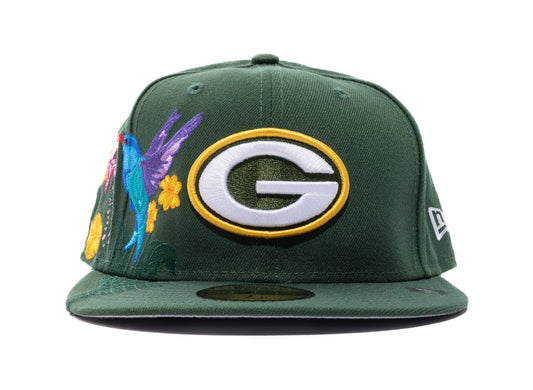 Gorra New Era Blooming de los Green Bay Packers