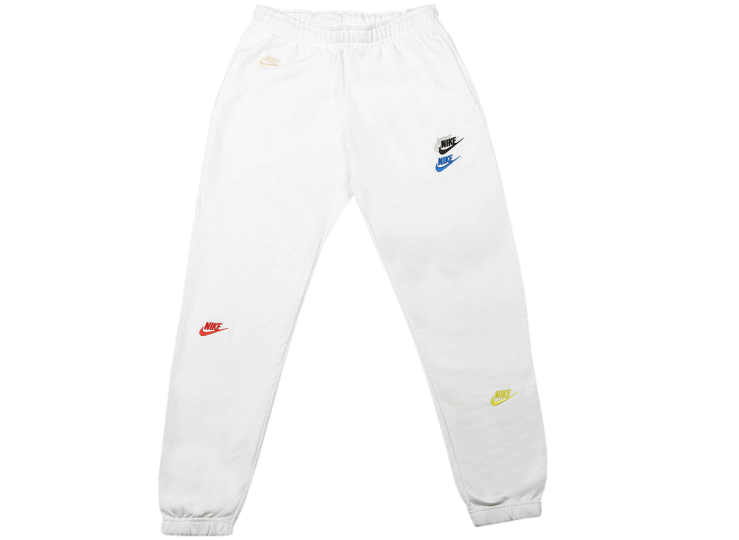 Pantalones de felpa Nike Sportswear Essentials+ en blanco