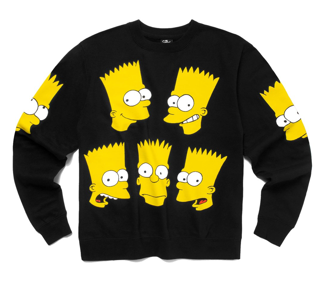 Sudadera con cuello redondo clásico de Bart de Los Simpson de Chinatown Market