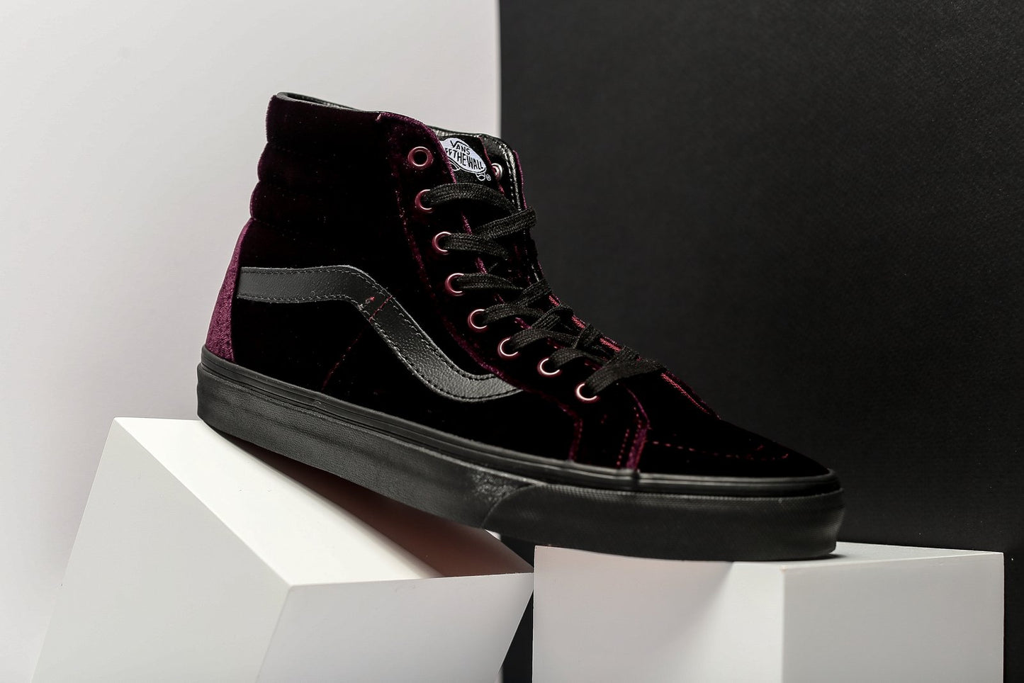 Vans Sk8-Hi Reissue de terciopelo negro