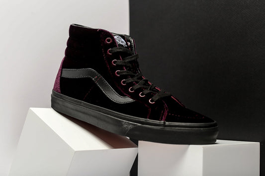 Vans Sk8-Hi Reissue de terciopelo negro