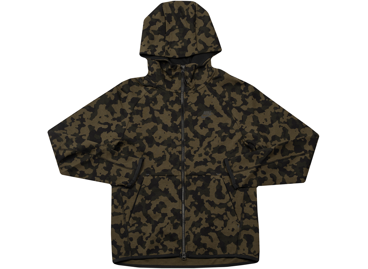 Sudadera estampada con cremallera completa Nike Sportswear Tech Fleece para hombre