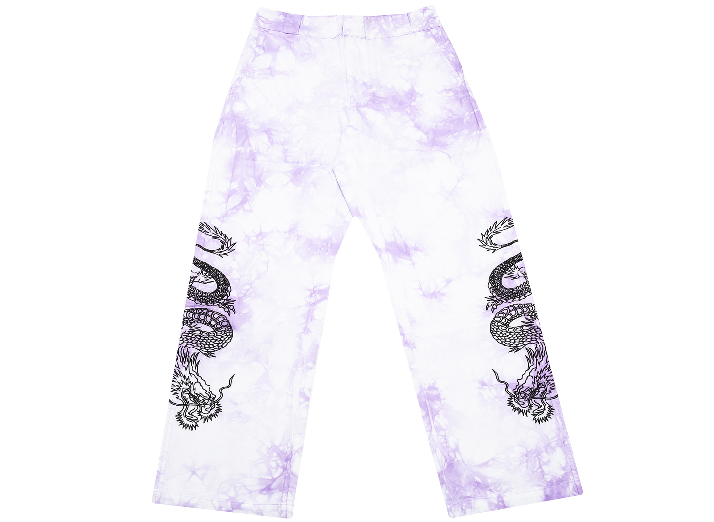 Clot x Dickies Dragon Tie Dye Chino in Lila