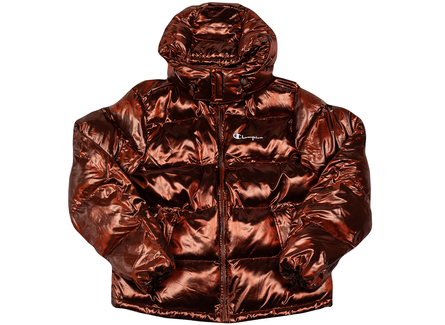 Chaqueta Acolchada con Capucha de Melange Champion