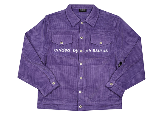 Pleasures Guided Corduroy Trucker Jacket 'Purple'