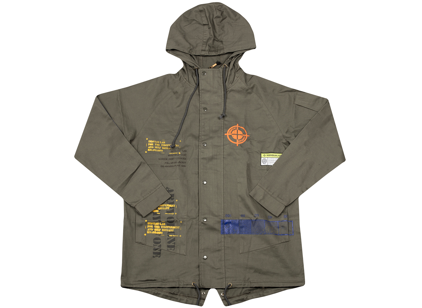 INDVLST Handbedruckte Army of One M65 Jacke