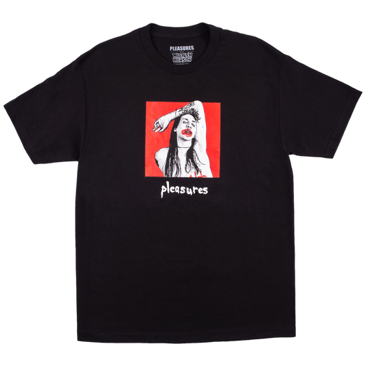 Camiseta Pleasures Suffer en negro