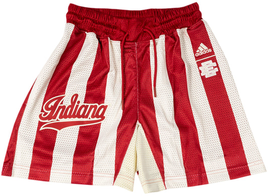 Adidas Eric Emmanuel Indiana Shorts in Core White