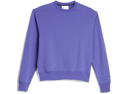 Adidas Pharrell Williams Basics Crewneck in Purple