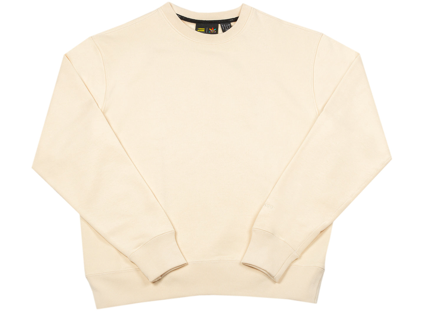 Adidas Pharrell Williams Basics Crewneck in Tan