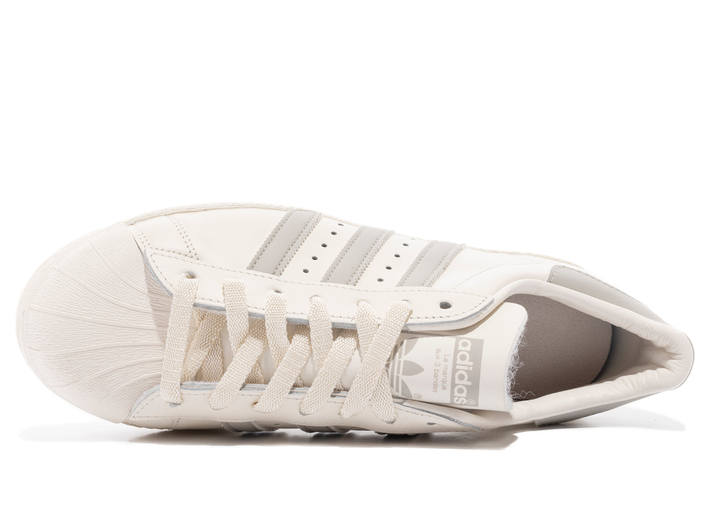 Adidas Superstar 82 in Cloud White / Metal Grey / Off White - view 4